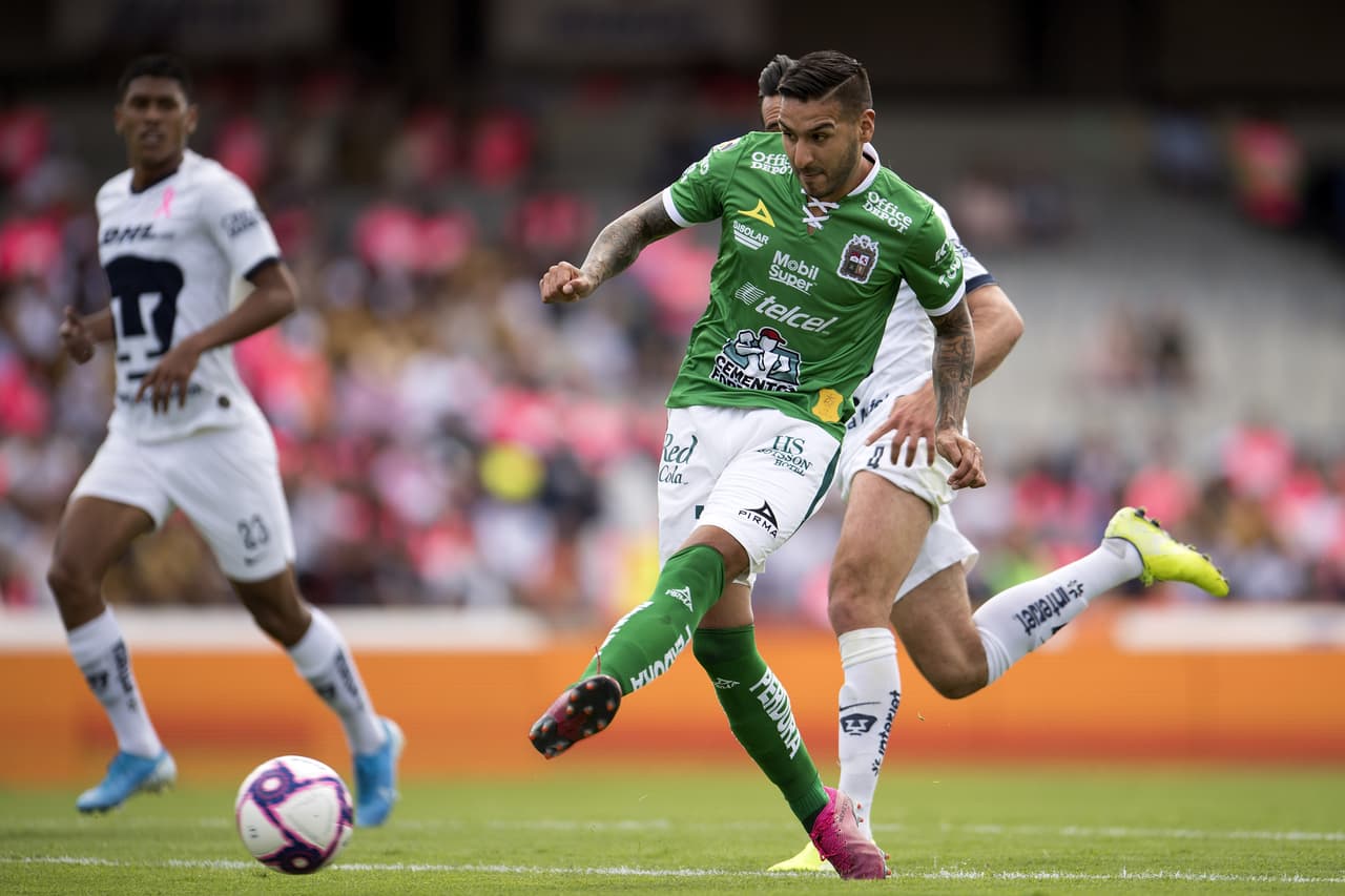 Con el León ya suma nueve goles en Liga, incluyendo los ocho del Apertura ‘19, superando su mejor racha con Tigres que fue de cinco tantos en su primer torneo.