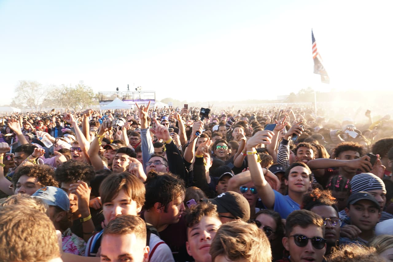 Massive crowds gathered to watch a variety of hip hop groups, from Bamsworth Belli to Wiz Khalifa. These are just a few of our favorite crowd photos.
