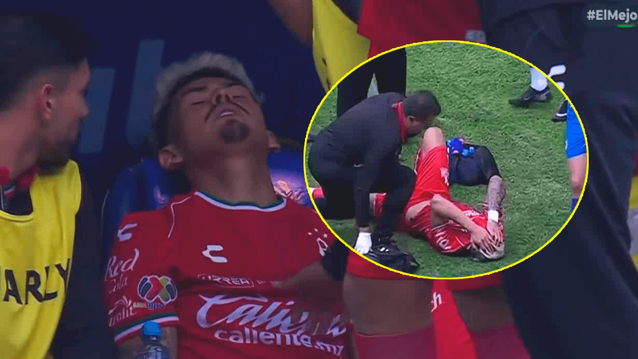 ¡Diego González sale del partido en camilla tras una escalofriante lesión!