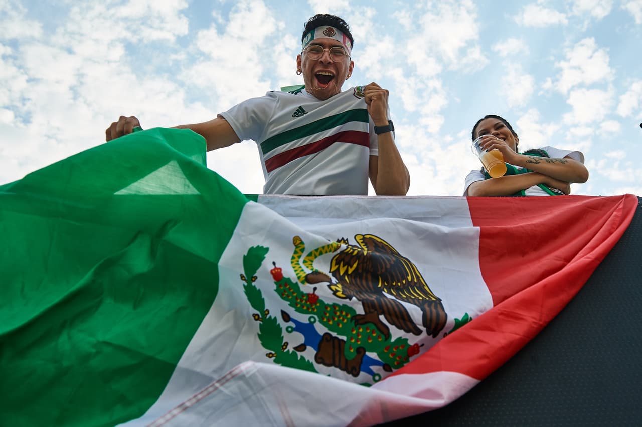 Los fans mexicanos, presentes.