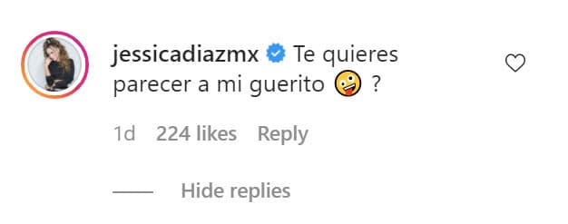 "¿Te quieres parecer a mi güerito?", preguntó sin dar mayores detalles. 
<br>