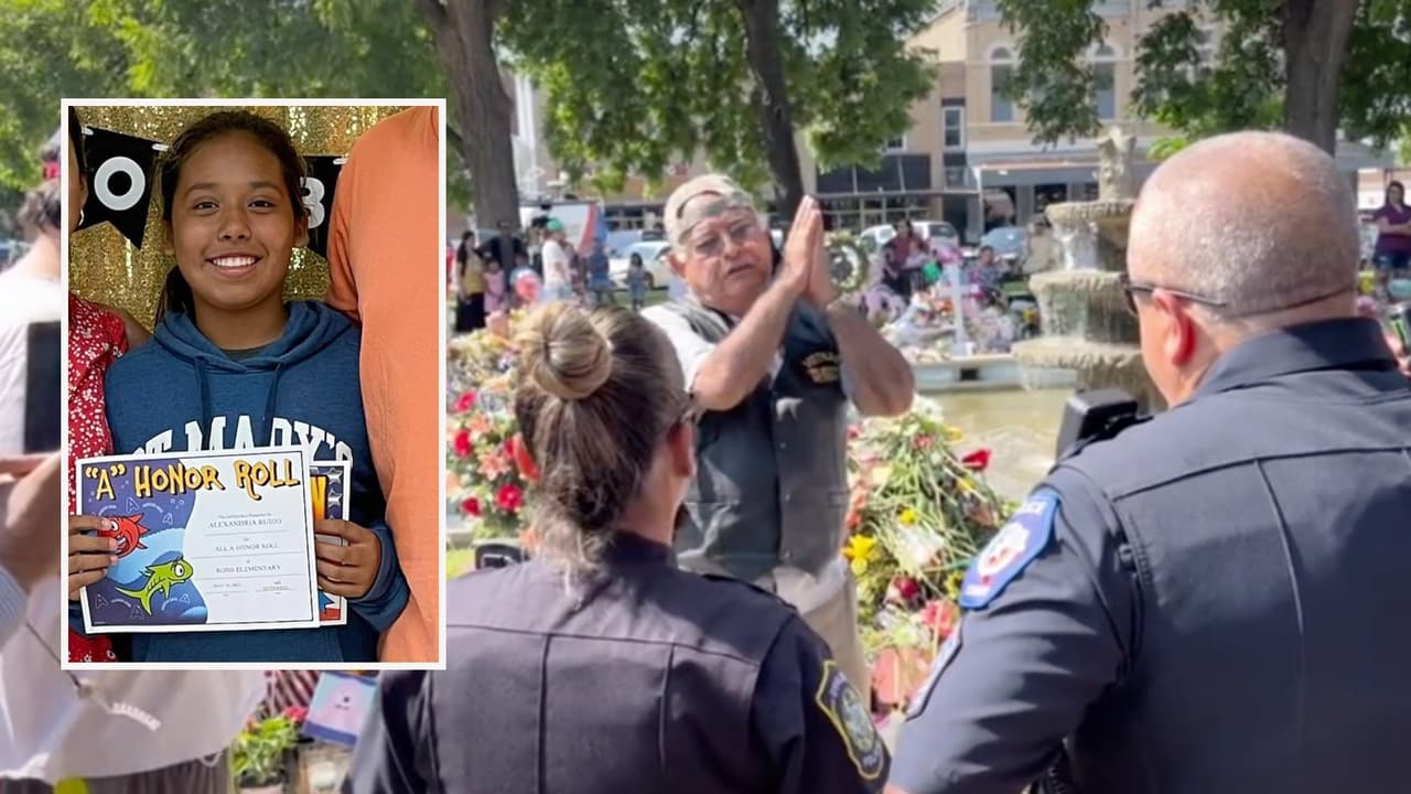 “Los niños llamaron al 911 y los esperaban allí”: Abuelo de niña víctima enfrenta a policías de Uvalde