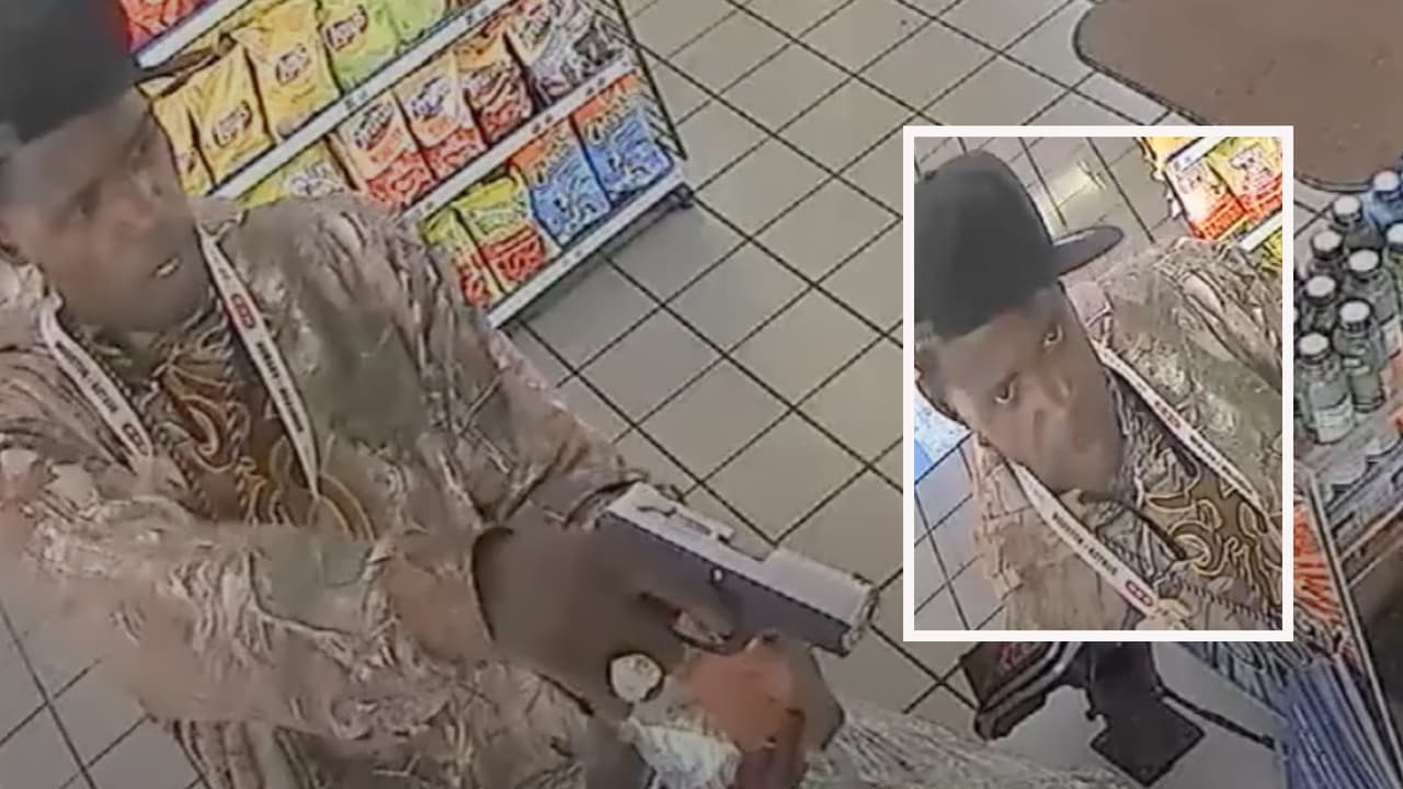 ¿Lo reconoces?: Buscan a sospechoso de robar a punta de pistola un negocio al noreste de Houston