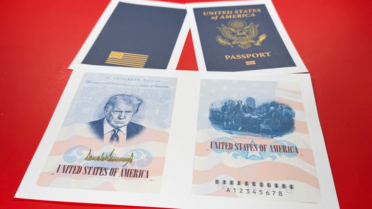¿Es posible pedir un pasaporte sin la imagen de Trump? 