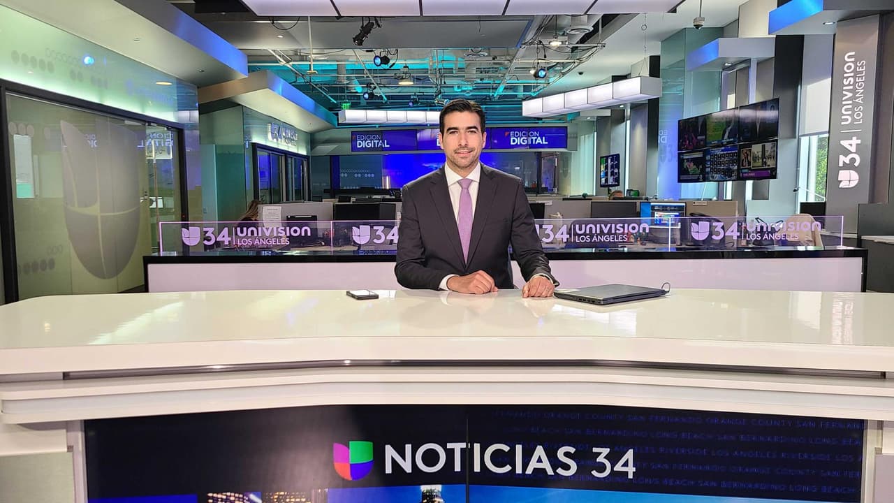 Octavio Valdez es el nuevo presentador de Univision Los Ángeles, el mercado de noticias más grande de EEUU