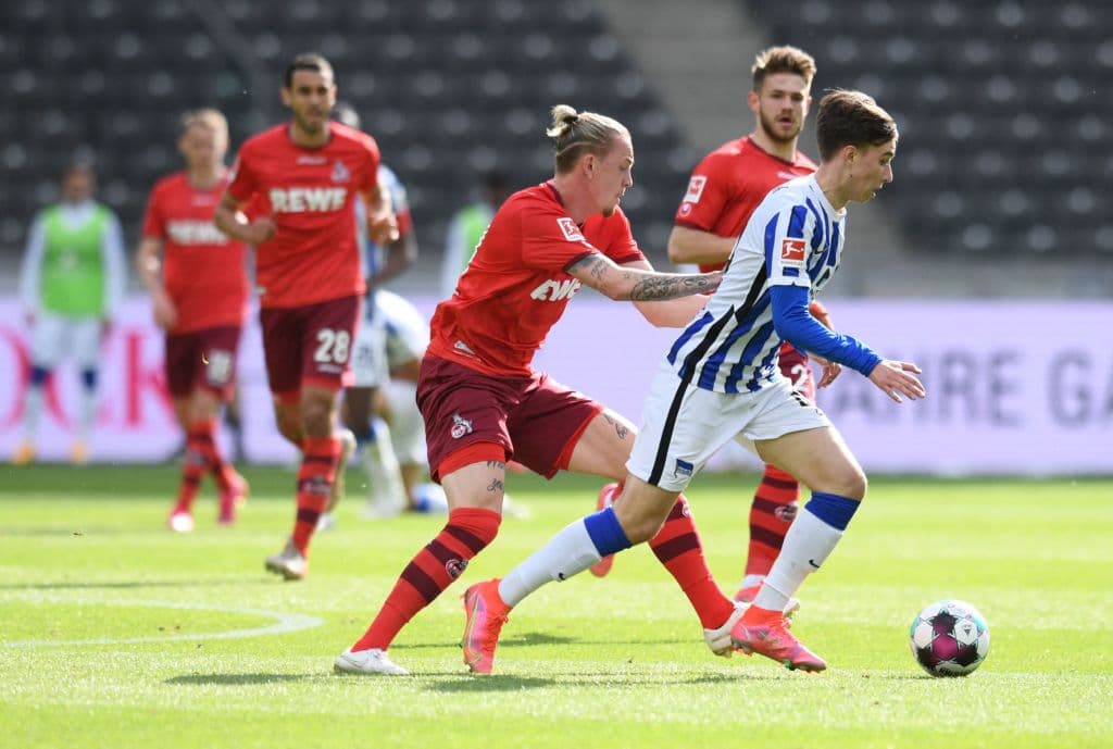 Hertha Berlín y FC Koln no se hacen daño y se conforman con el 0-0.