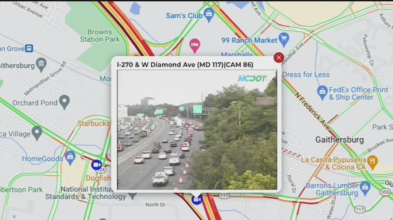 Un socavón en la carretera interestatal 270, en Montgomery, afecta a casi 200,000 vehículos