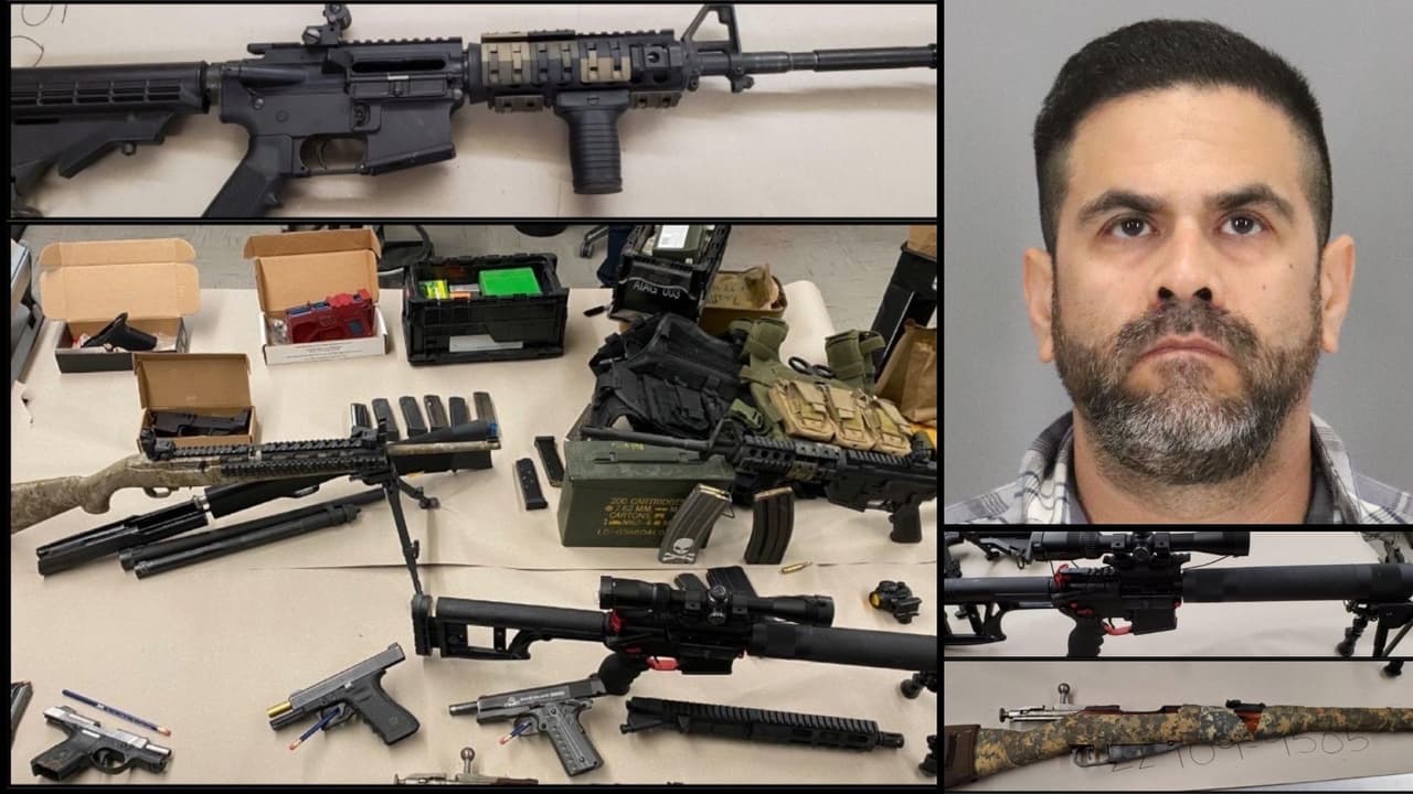 "Probablemente se evitó un tiroteo masivo": arrestan en San José a sujeto con arsenal y que enviaba amenazas en línea