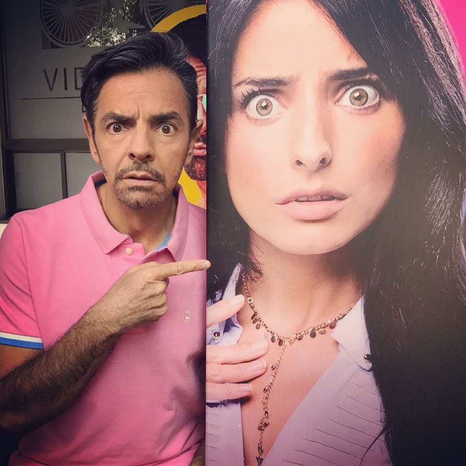 Incluso, el mismo Eugenio Derbez reaccionó con humor ante el gran parecido de su hija con la chica venezolana.