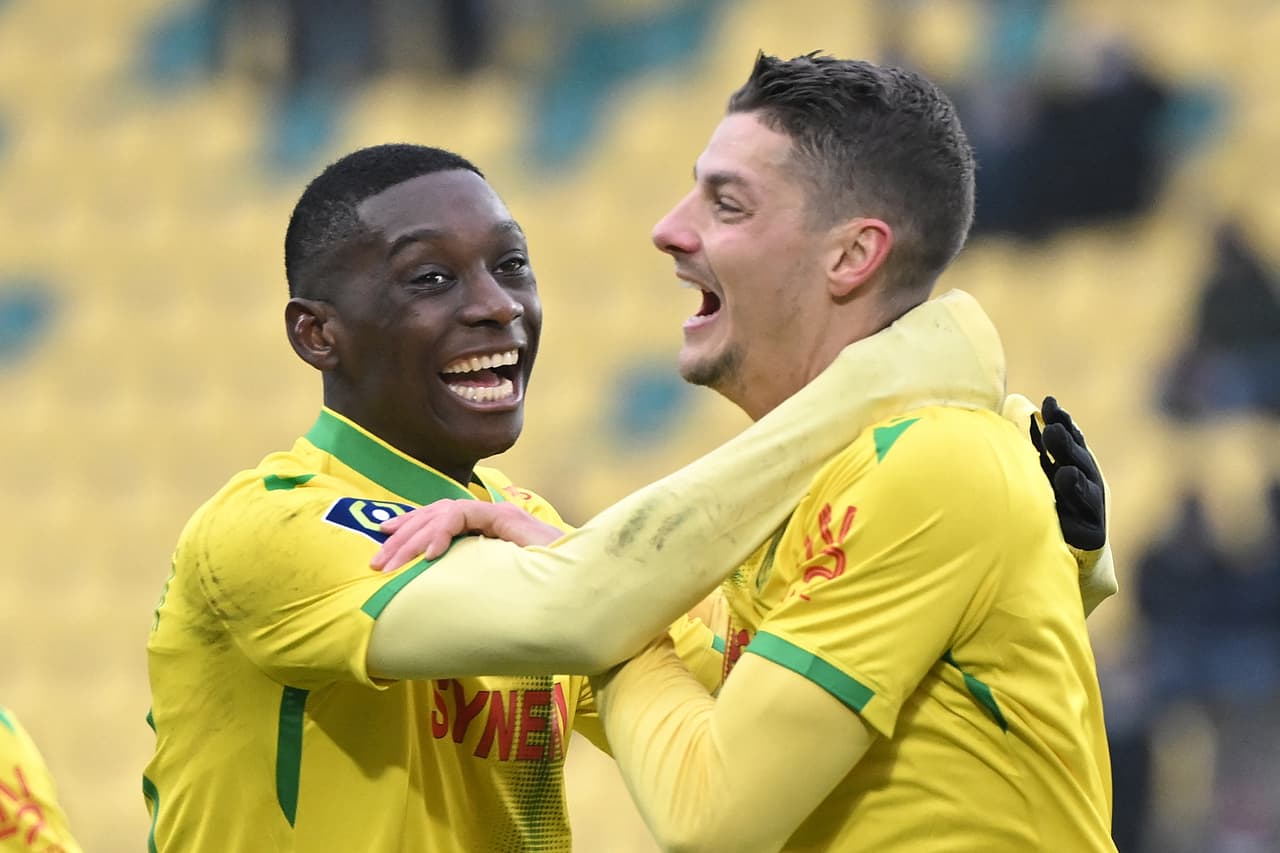 Nantes venció 4-2 al Lorient.