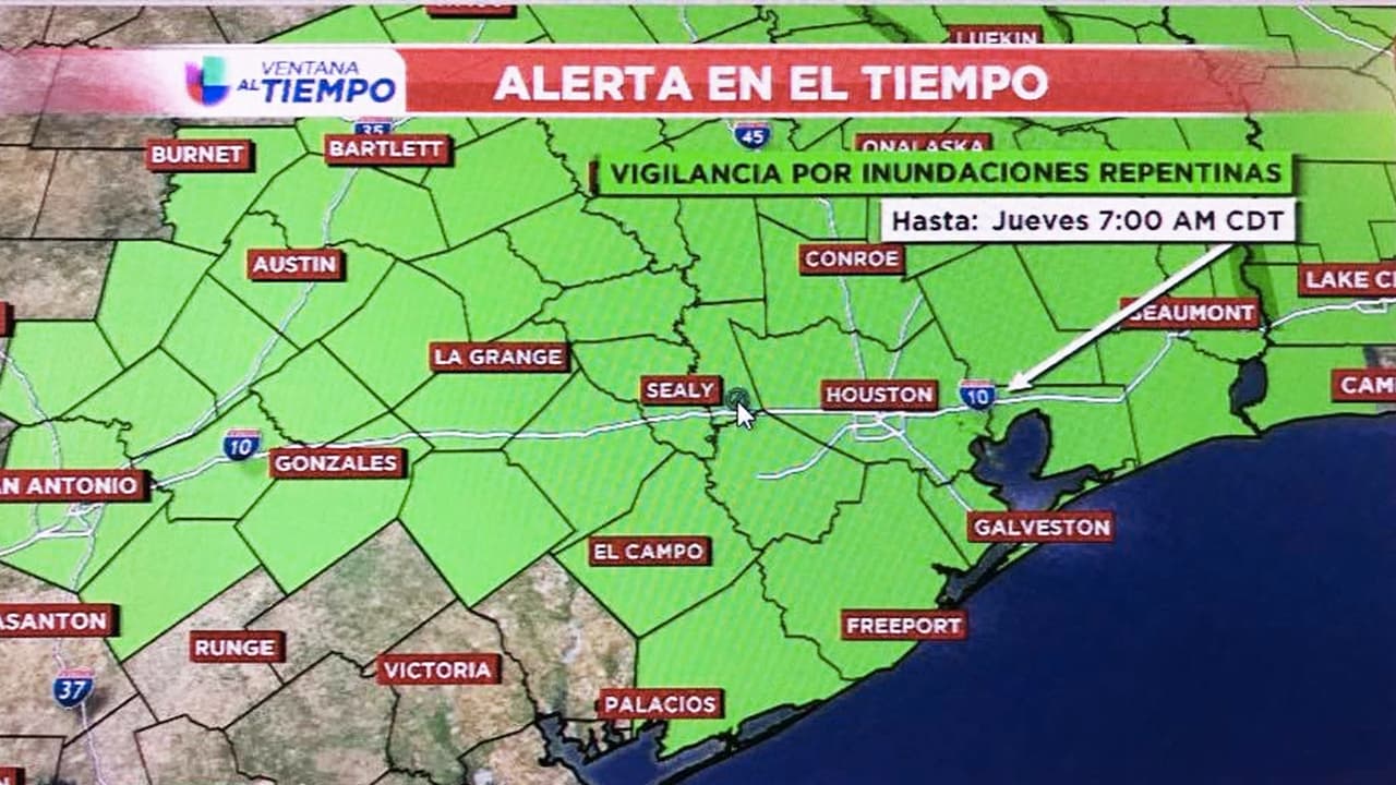 Continúa riesgo de tiempo severo y vigilancia por inundaciones repentinas