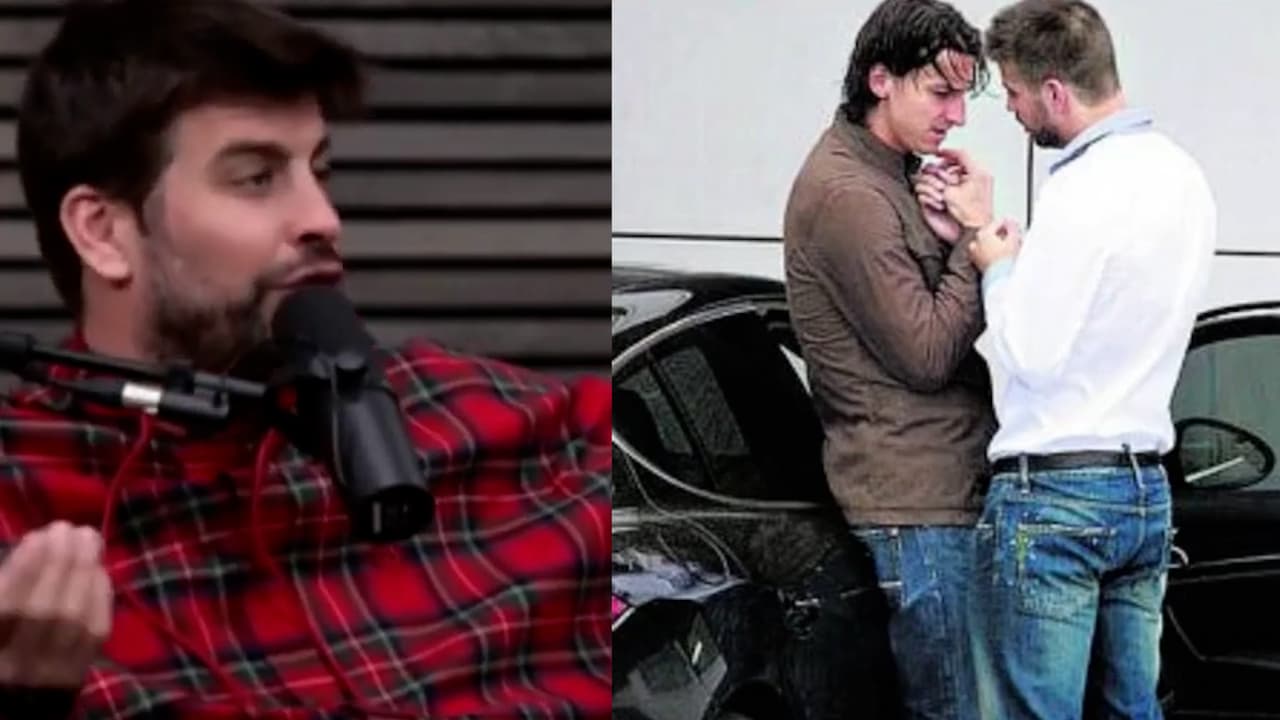 Gerard Piqué revela la historia sobre la foto del 'beso' con Zlatan Ibrahimovic