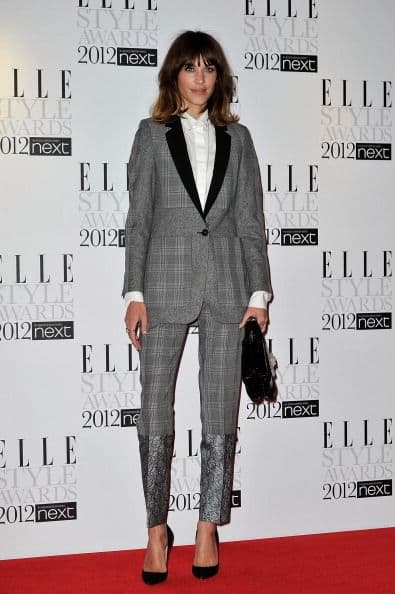 ¡Y qué decir de Alexa Chung! Su traje masculino ha sido uno de nuestros favoritos. ¿A ustedes no les encanta como luce?