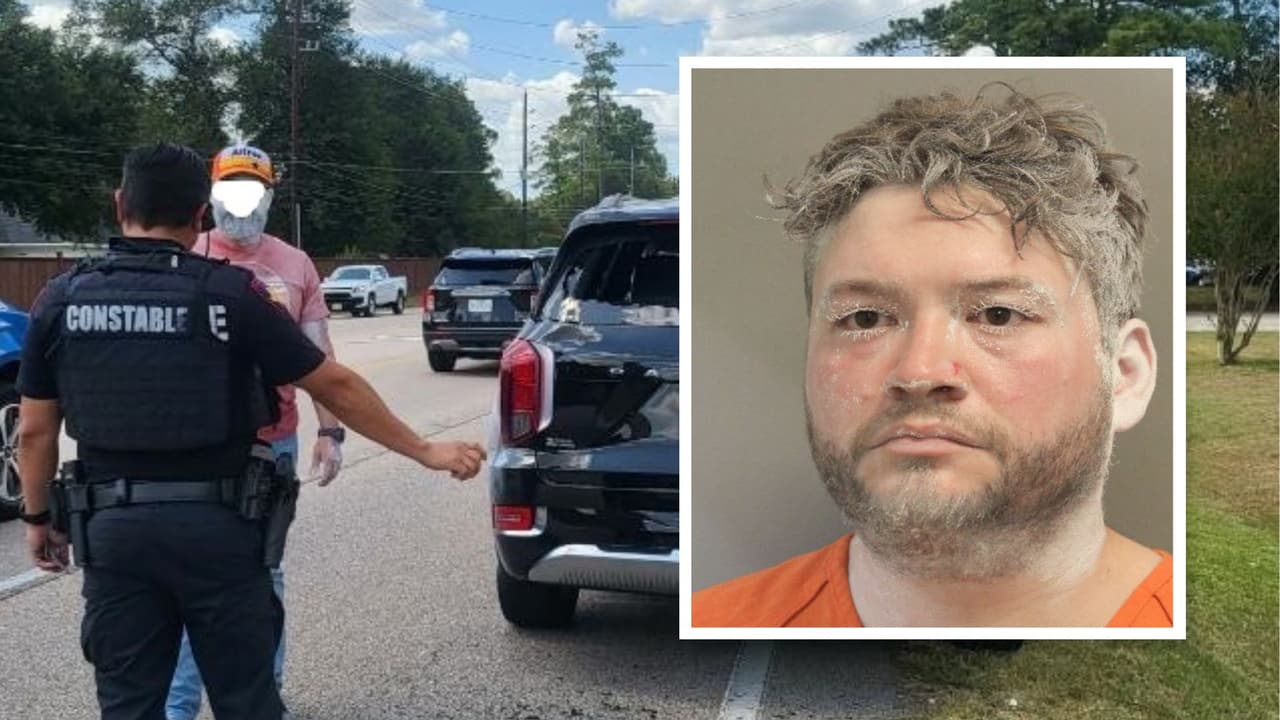 Pelea con sprays: Dos hombres terminan con pintura en la cara durante un caso de furia al volante