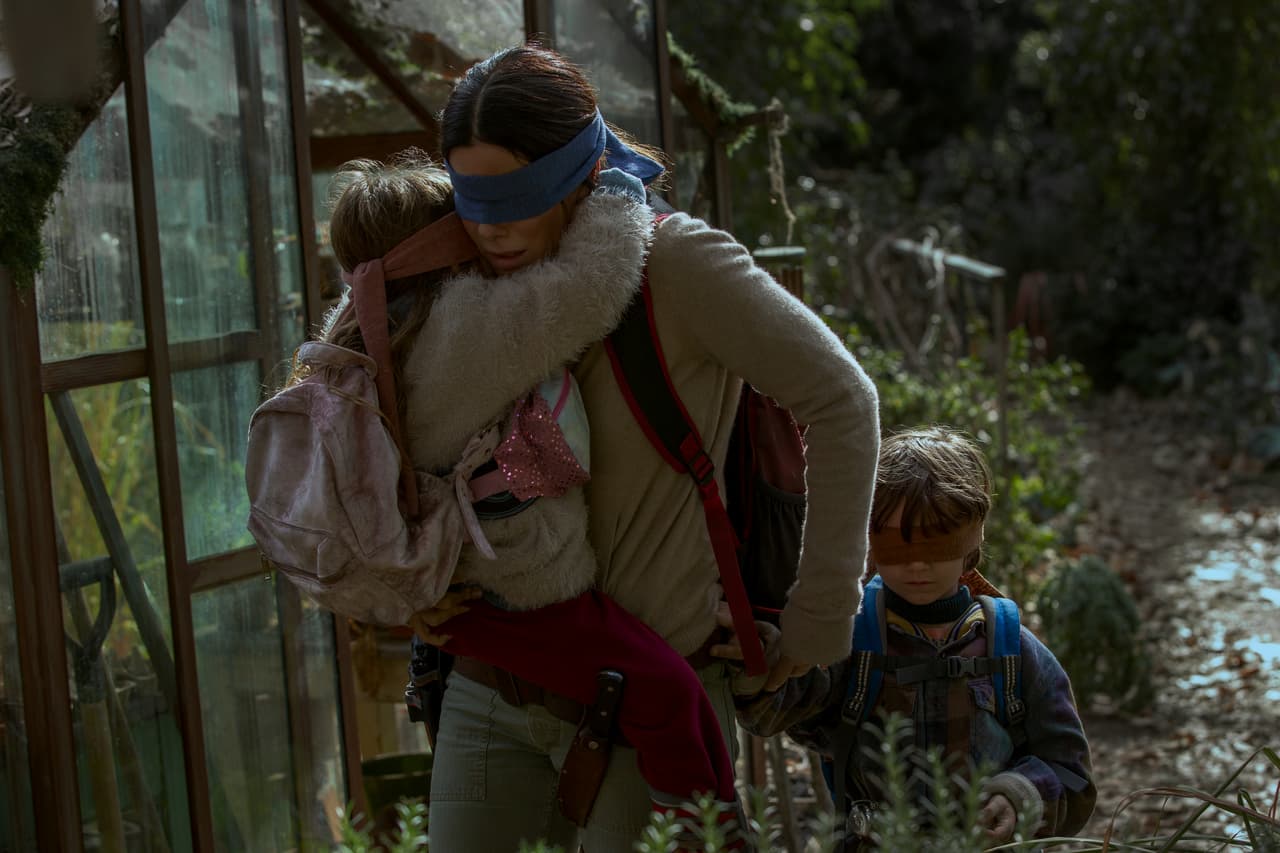 Sandra Bullock en la película 'Bird Box'