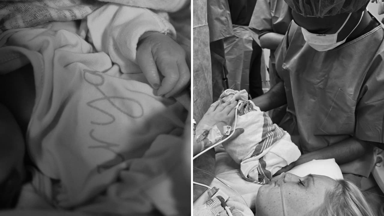 Tineke Younger compartió estas fotografías de su pequeña Arya.