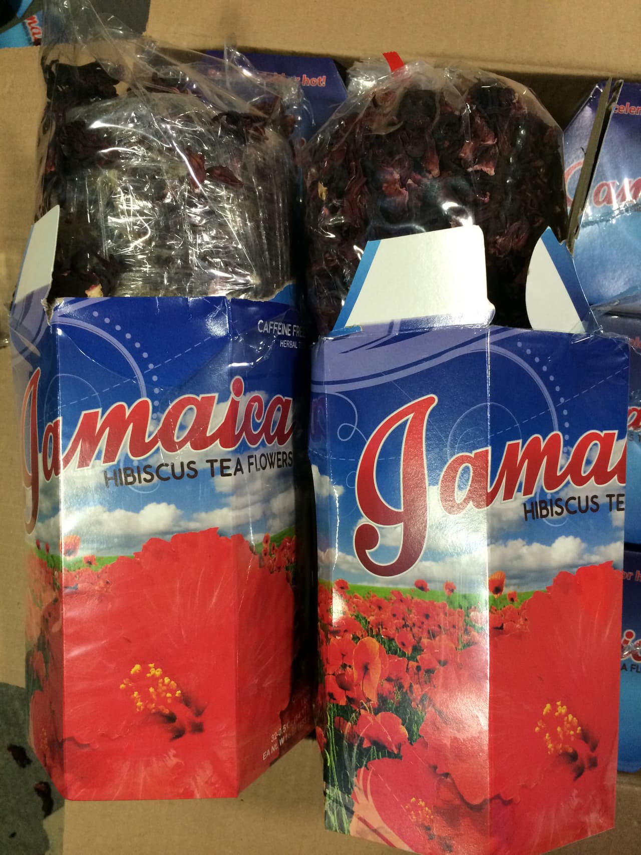 Jamaica loca. Droga disfrazada de hojas para hacer agua fresca de jamaica.