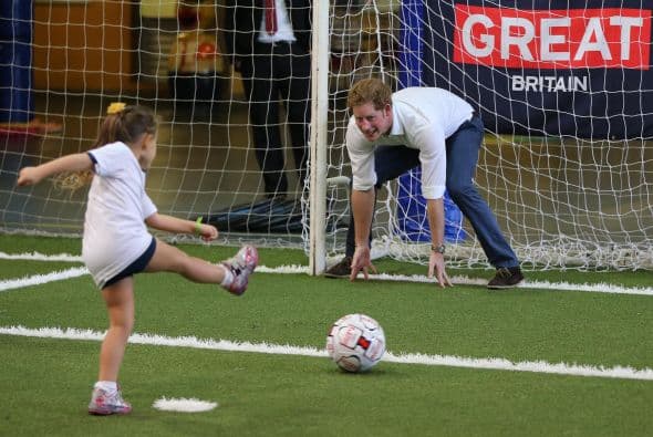 El príncipe Harry en Brasil