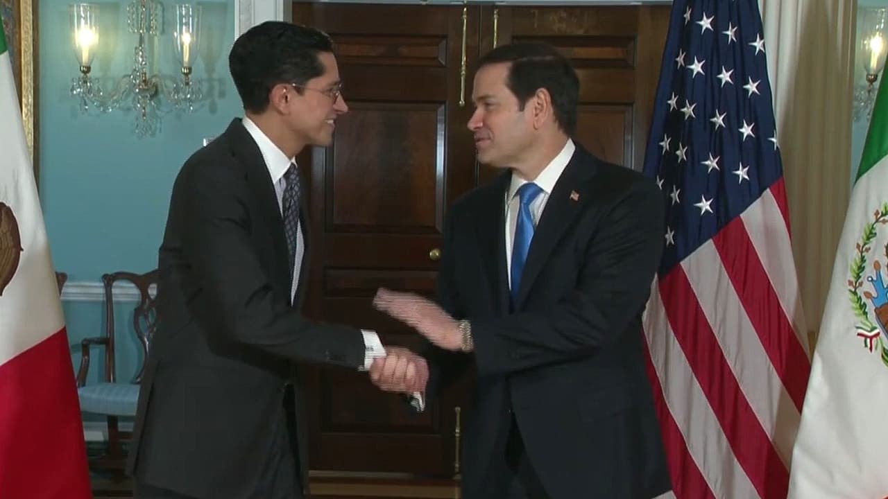 Marco Rubio y canciller de México abordan migración y combate al fentanilo hoy 26 de agosto