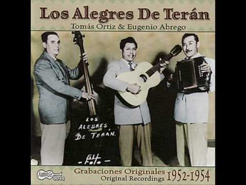 A finales de los años 40, surgió en Nuevo León, México el grupo Los Alegres de Terán, integrado por Tomás Ortiz y Eugenio Ábrego, fueron pioneros de los duetos de estilo norteño cantando corridos, canciones norteñas y rancheras.