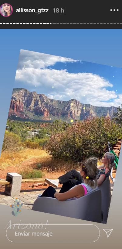 En días recientes, compartió en su cuenta de Instagram imágenes de sus aventuras.
<br>