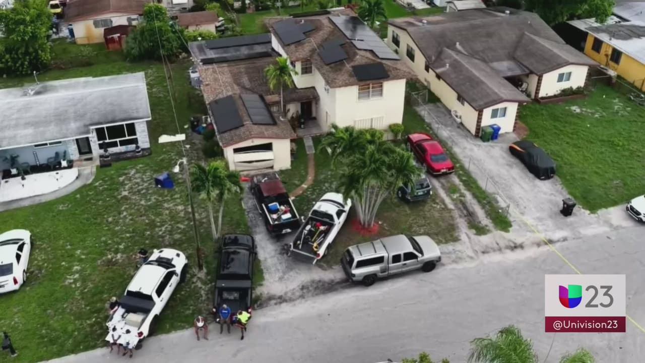 Varias agencias realizaron un operativo antinarcóticos en una casa de Fort Lauderdale