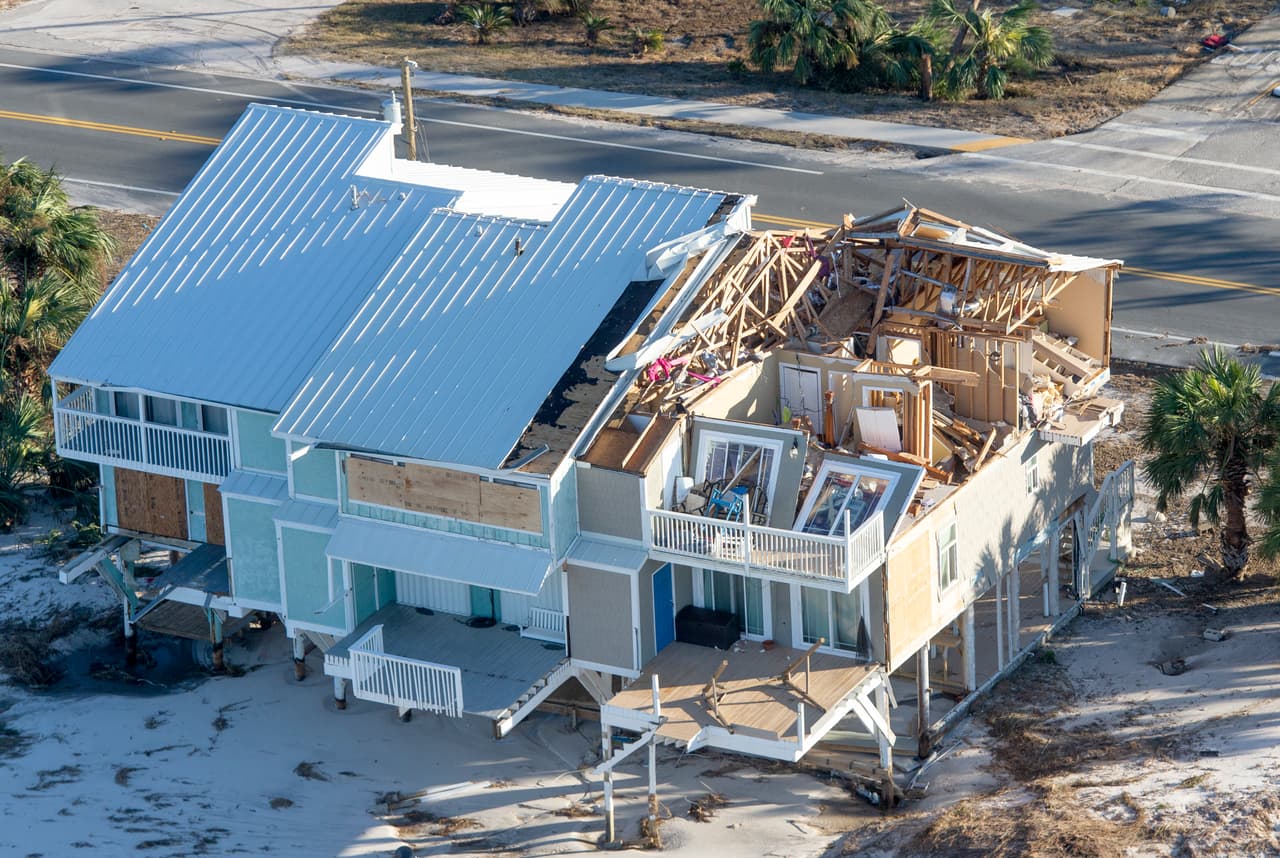 Casi todas las casas de Mexico Beach quedaron inservibles.