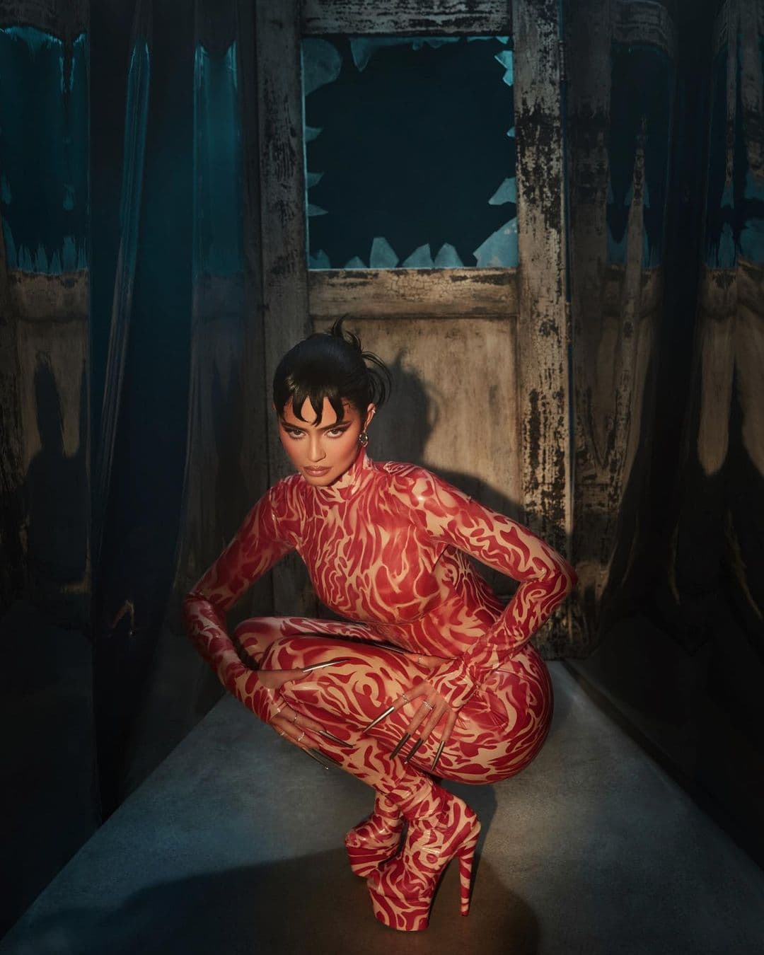 Kylie Jenner rindió tributo a Freddy Krueguer.