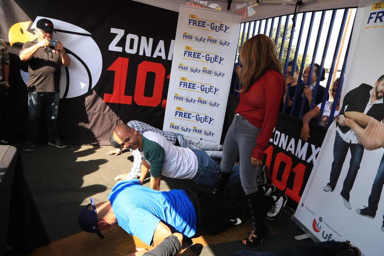 El Free-guey show es muy querido por su público y estas fotos lo demuestran.