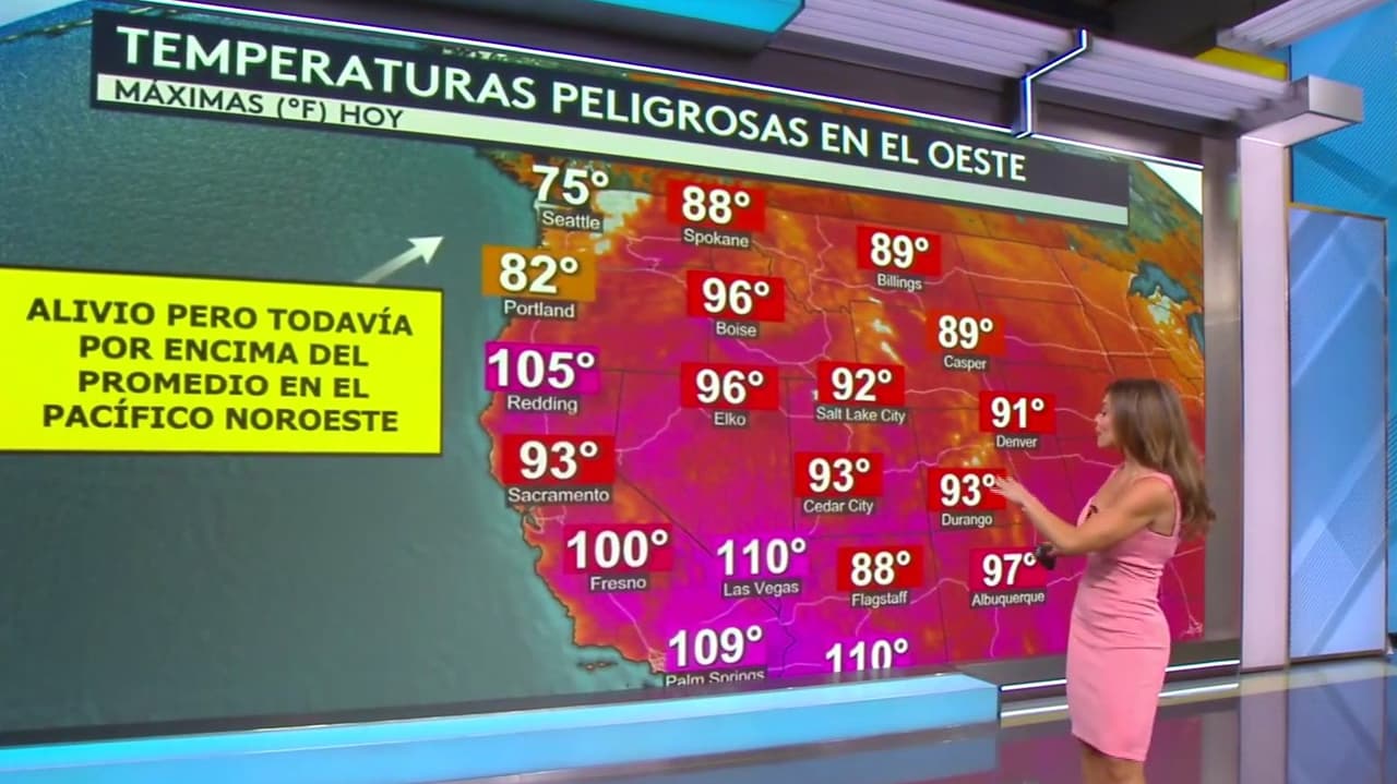 Clima hoy en EEUU, martes 16 de junio 2026: Ola de calor extremo en las costas; Wyoming con incendios