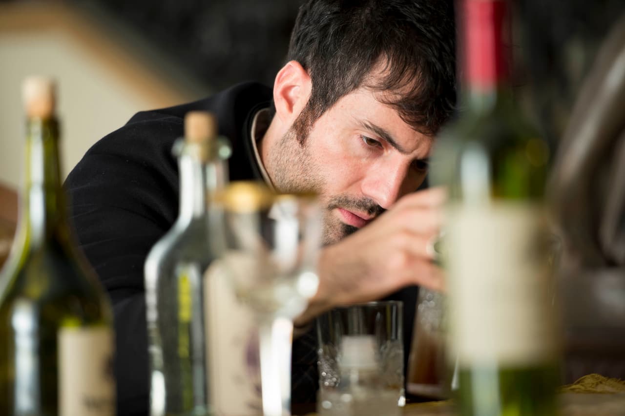 Lo único malo era su vicio por el alcohol.