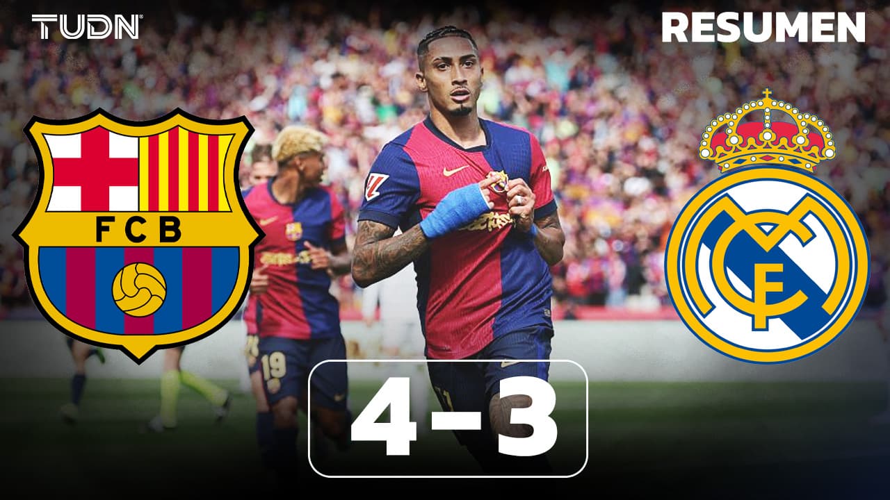 Barcelona remonta al Real Madrid en un gran Clásico y acaricia título de LaLiga