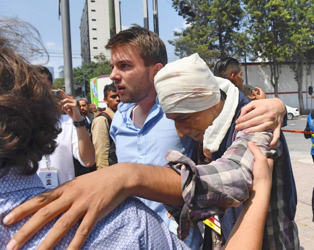 Solidaridad por terremoto en México 2017.