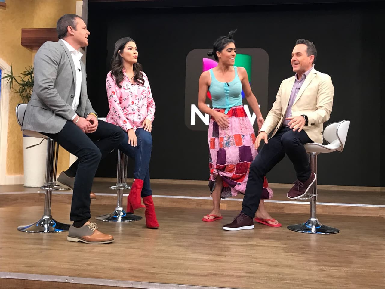 Para Carlitos había un saludo especial, él es su consentido de la casa.