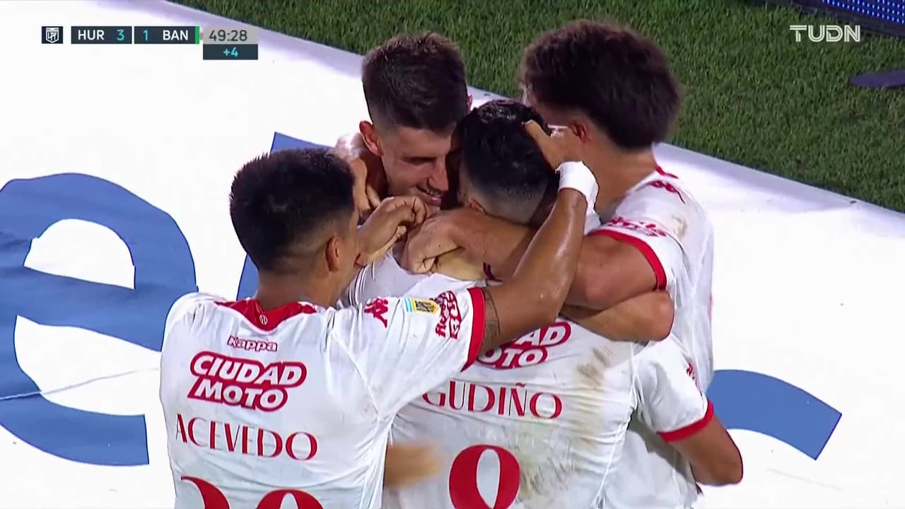 ¡Uno más! Huracán abulta el marcador 3-1 con gol de Gabriel Gudiño