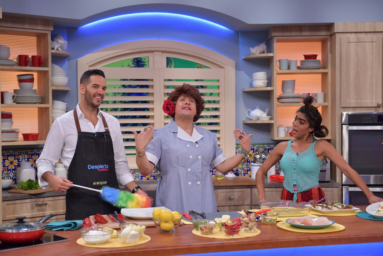 Mela llegó a defender su lugar en la cocina y en la casa de Despierta América.