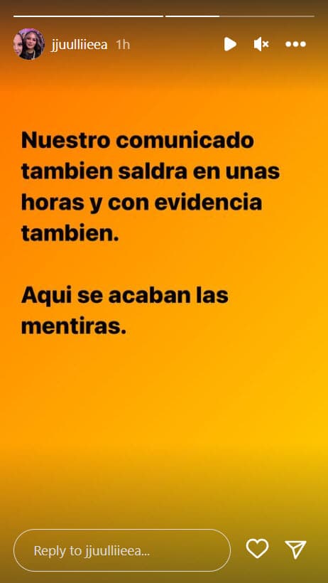 Julie Lemus asegura tiene "evidencia" sobre la infidelidad de Andy Ruiz Jr.