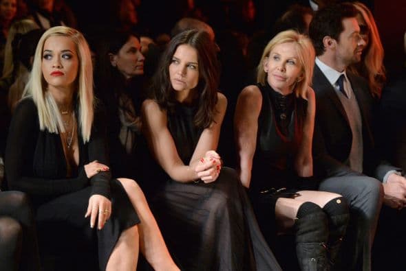 Katie Holmes es una de las estrellas que no falta en alguna de las pasarelas de la semana de la moda en NY.