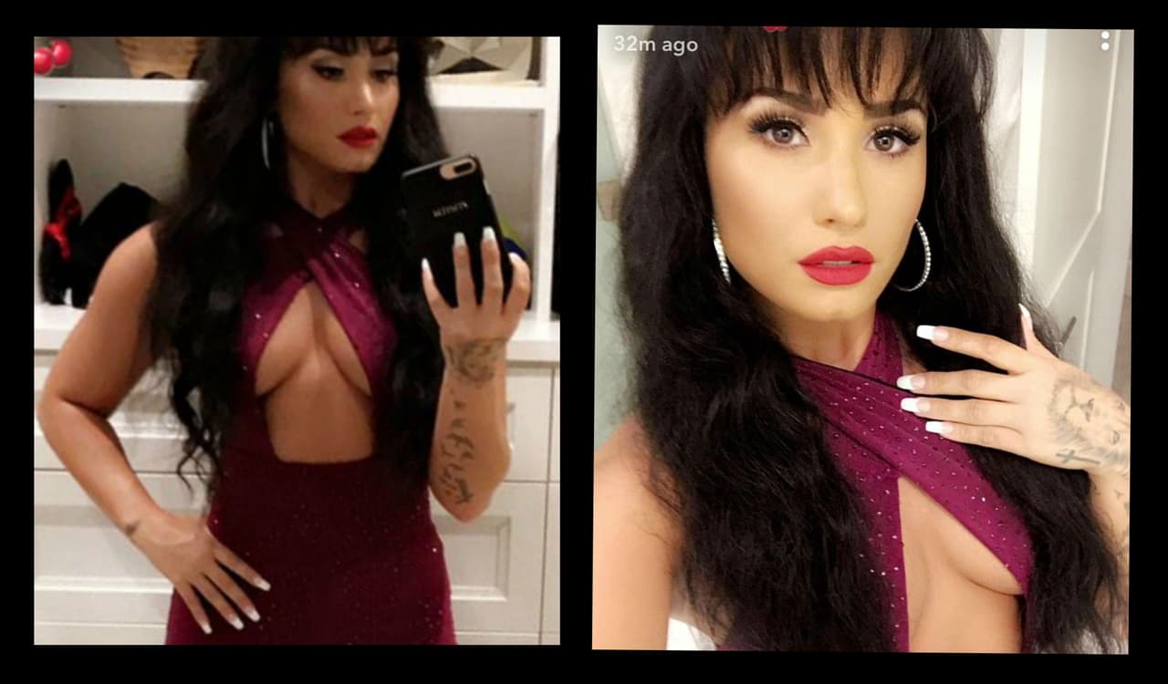 Demi Lovato se disfrazó de Selena Quintanilla el pasado fin de semana y presumió las fotos a través de sus redes sociales.
