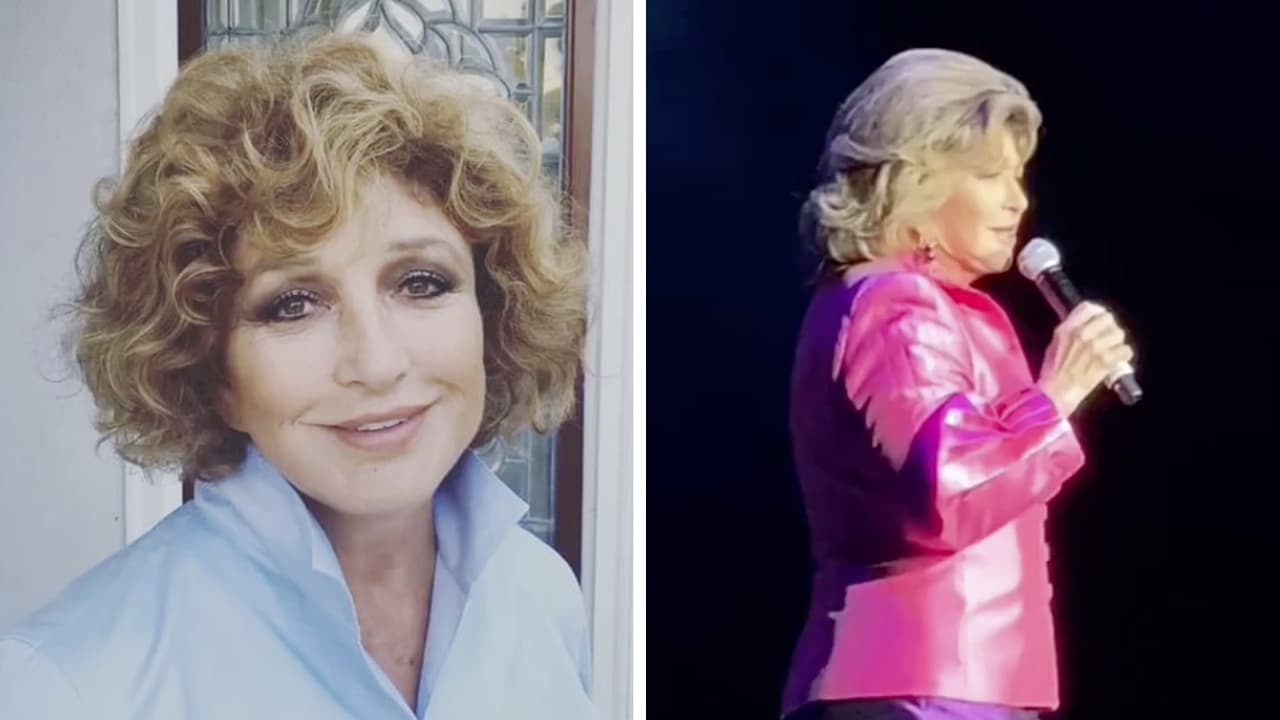 Angélica María se cae en pleno concierto del Día de las Madres: el momento quedó captado en video