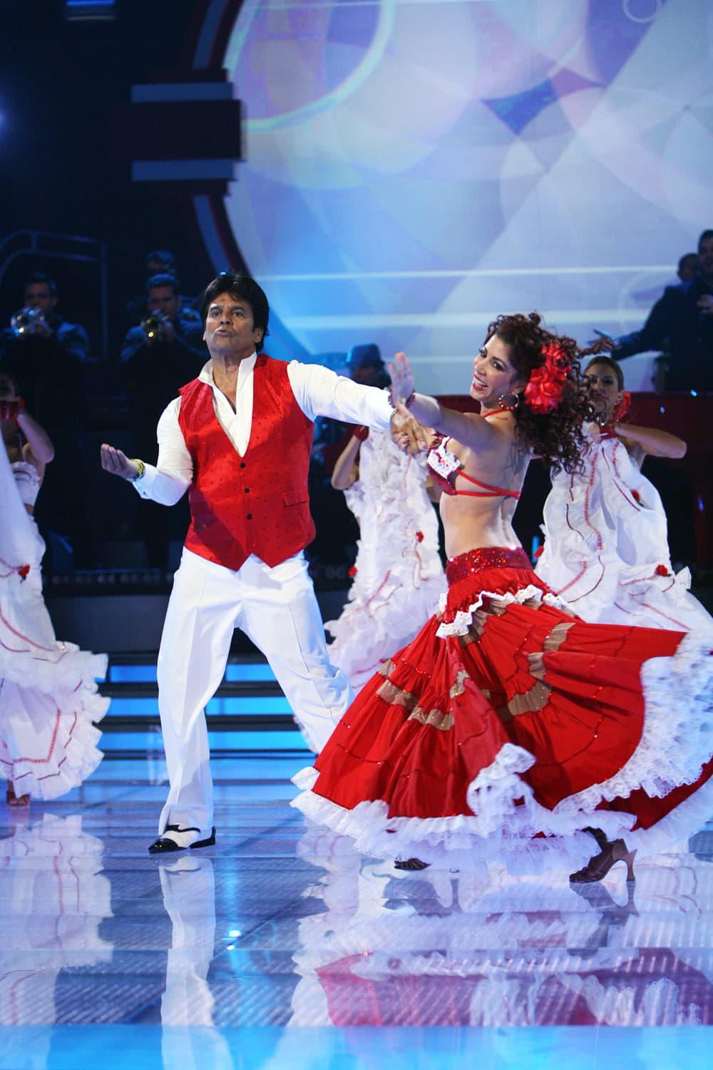 Hasta el séptimo show, Erik Estrada no se había enfrentado a la segunda ronda de baile semanal.