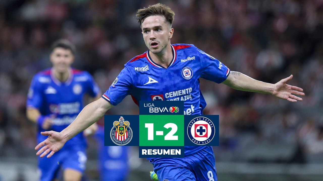 Cruz Azul se impone a Chivas a domicilio y está en la Final de la Liga MX