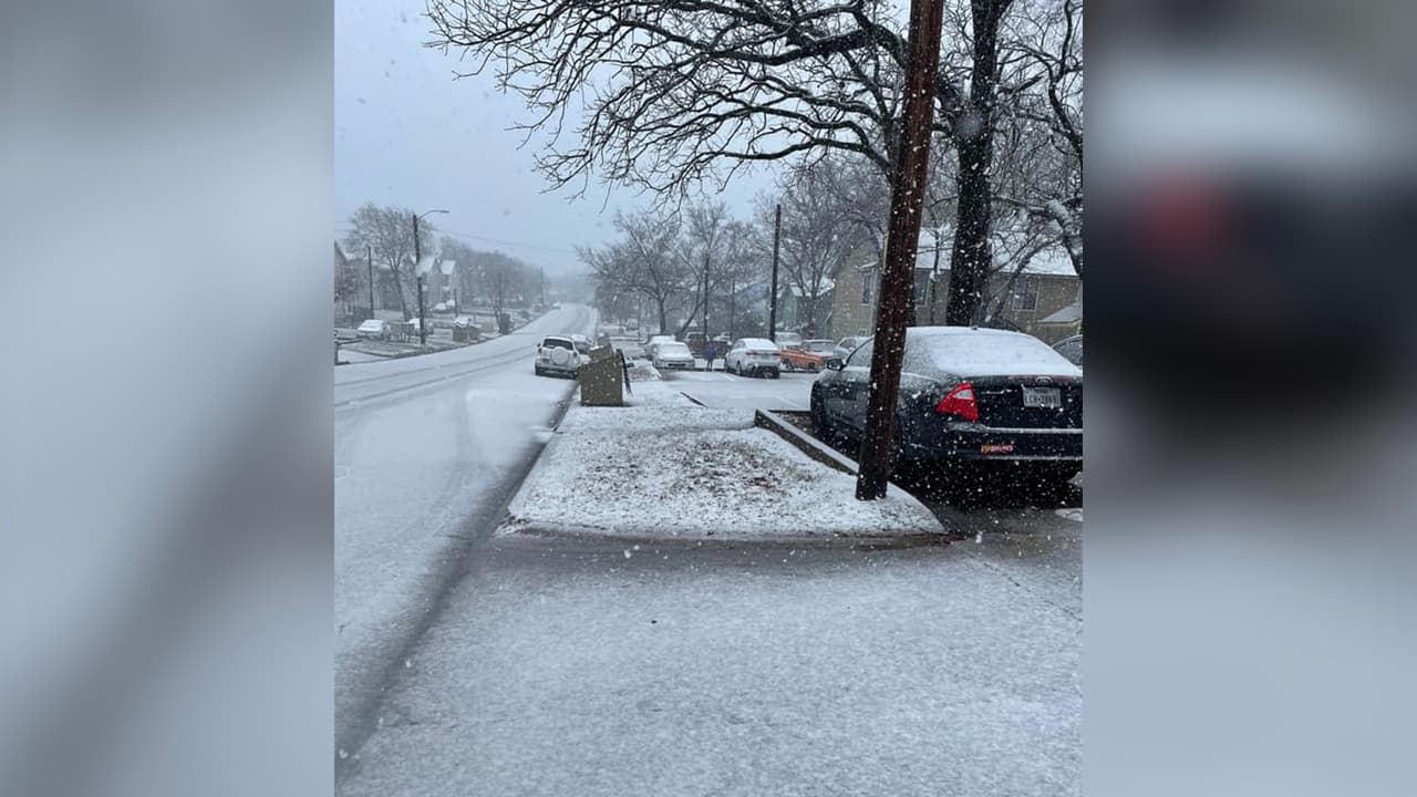 En Bryan, Texas, también se siente el paso de la tormenta invernal. Las autoridades emitieron un aviso por tormenta y advertencia por el tiempo en todo el sureste texano.