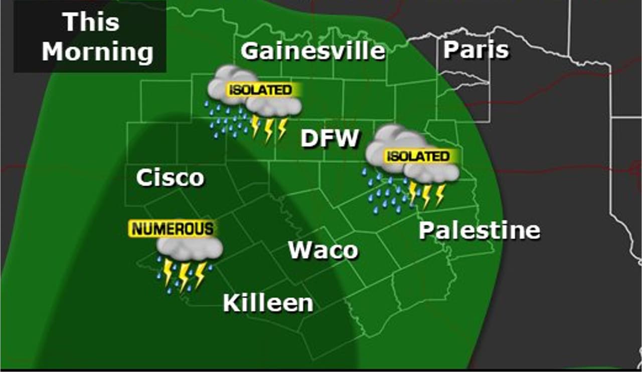 Zona bajo riesgo la mañana de este domingo 12 de mayo.