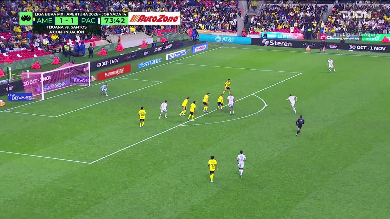 ¡GOL!  anota para Pachuca. Oussama Idrissi