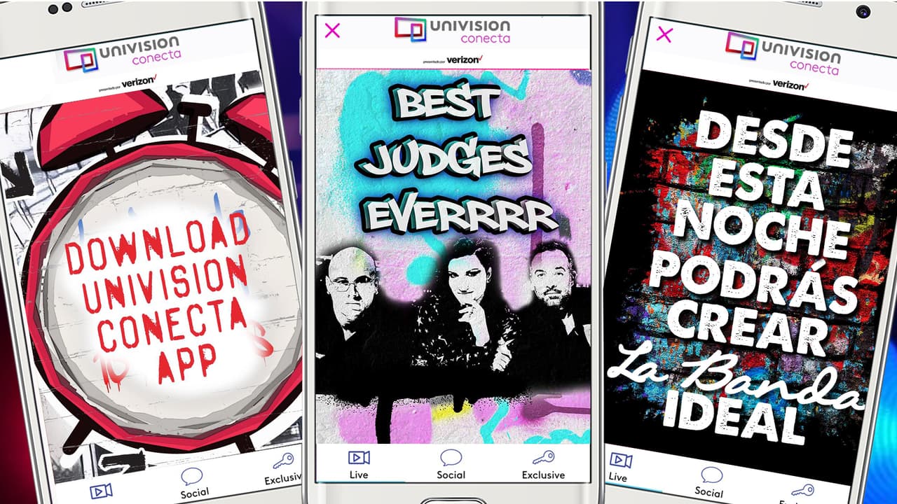 Para usuarios de Google Play descarga 
<b><a href="https://play.google.com/store/apps/details?id=com.screenz.conecta&hl=es" target="_blank">aquí</a></b>. 
<br>Para usuarios de iOS descarga 
<a href="https://itunes.apple.com/us/app/univision-conecta/id1031087873?mt=8" target="_blank"><b>aquí</b></a>.