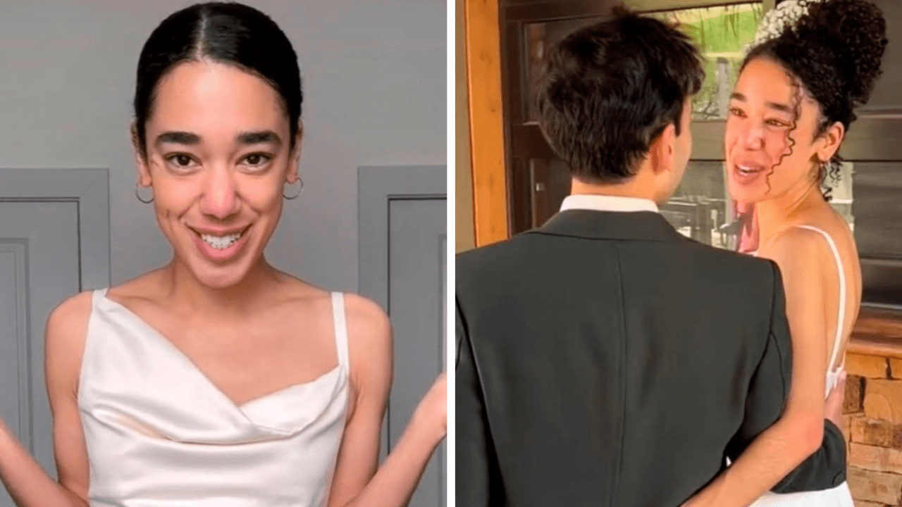Compró su vestido de novia por menos de 4 dólares y se hizo viral: así lo logró 
