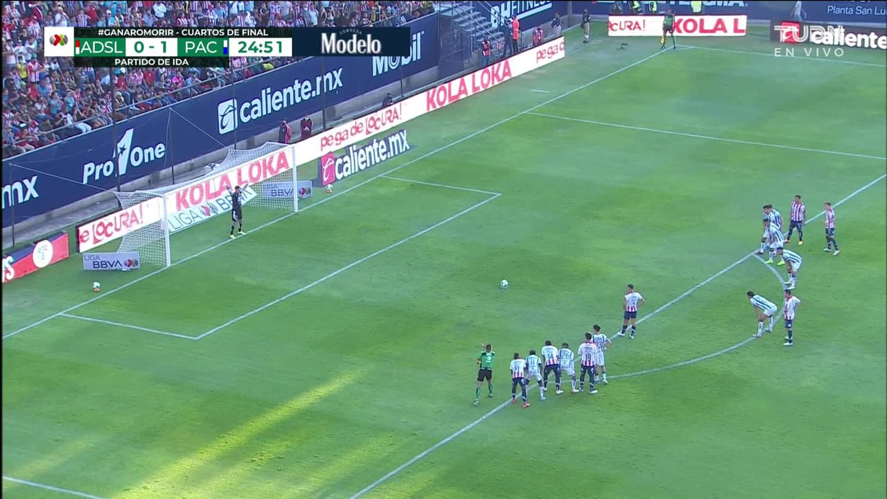 ¡GOOOL! Germán Berterame anota para Atlético San Luis.