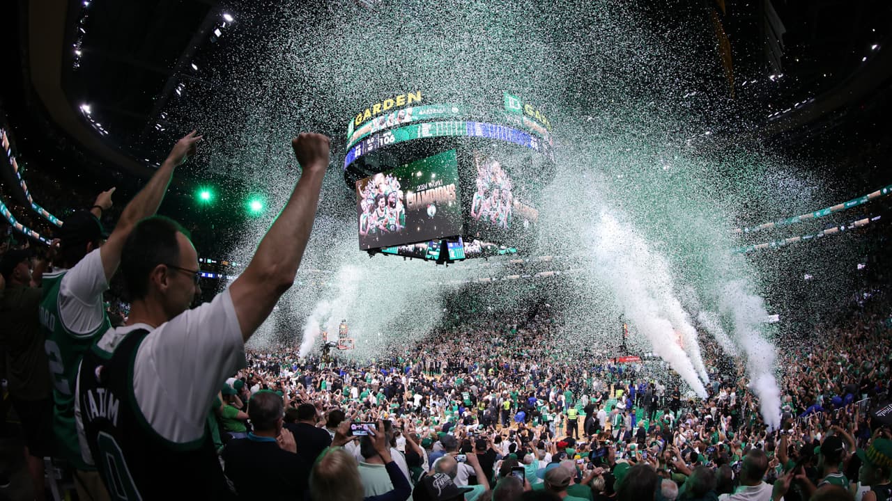 Los Boston Celtics triunfan sobre los Mavericks de Dallas y se coronan campeones de la NBA
