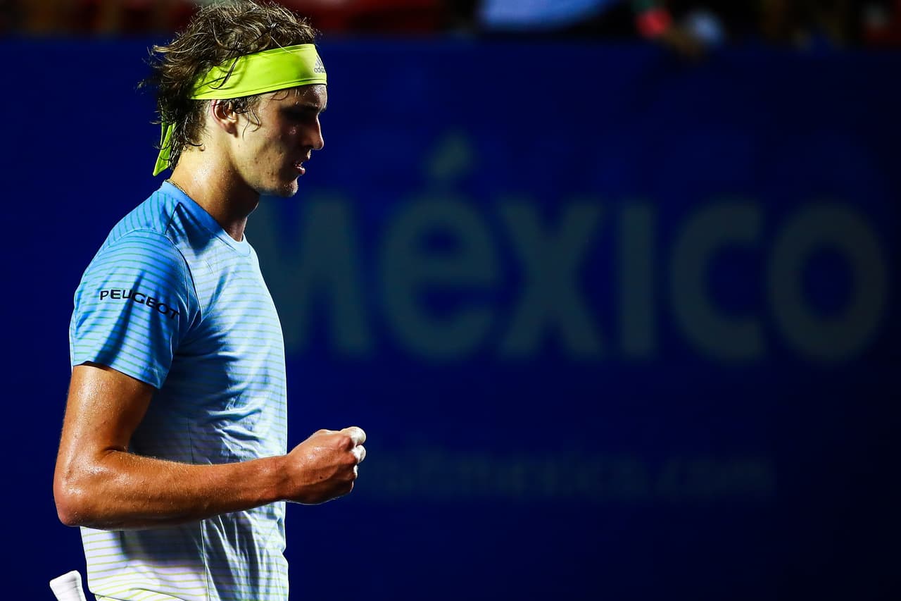Eso sí, el alemán Alexander Zverev, quinto de la clasificación mundial, derrotó por 6-3, 7-5 al estadounidense Steve Johnson y confirmó su condición de máximo favorito para ganar el Abierto Mexicano.